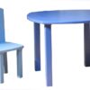 Chaises avec tables