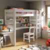 Lit mezzanine City transformable hauteur 186 cm ou 209 cm