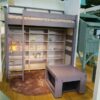 Lit mezzanine City transformable hauteur 186 cm ou 209 cm