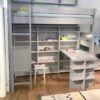 Lit mezzanine City transformable hauteur 186 cm ou 209 cm