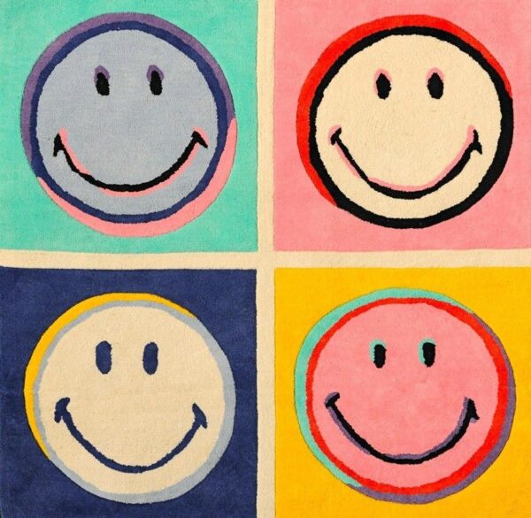 Tapis Andy Smiley multicolor