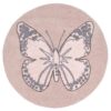 Tapis Rond Papillon