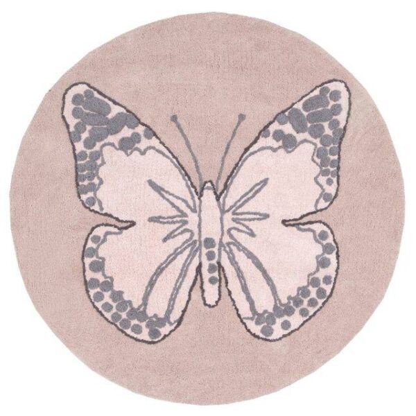 Tapis Rond Papillon