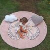 Tapis Rond Papillon