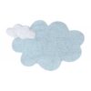 Nuage bleu avec coussin